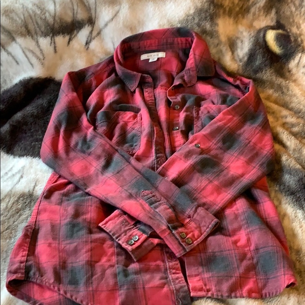 Adam Levine Flannel Red